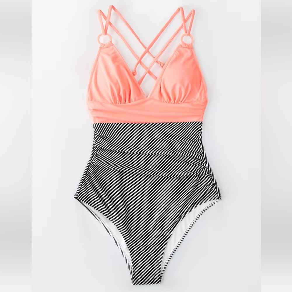 Cupshe XL halter one piece swimsuit